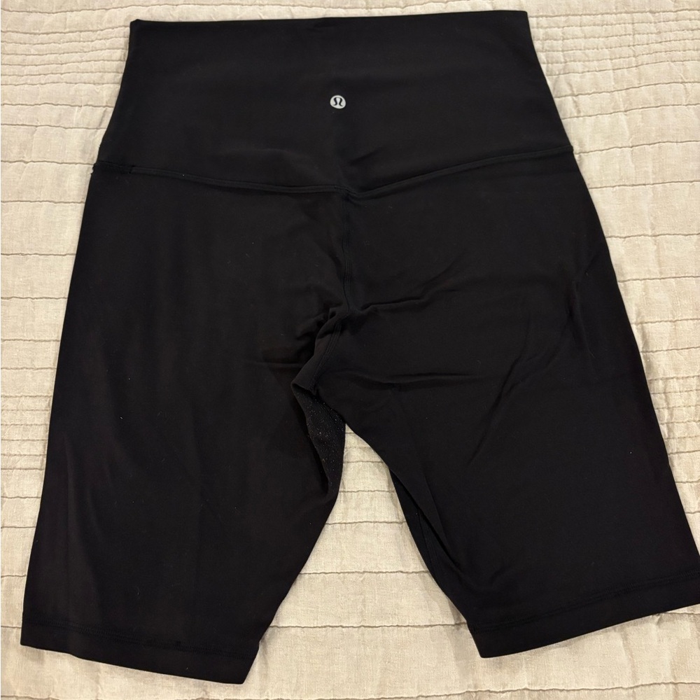 lululemon athletica Women's Black Align Bike Shorts. 8”